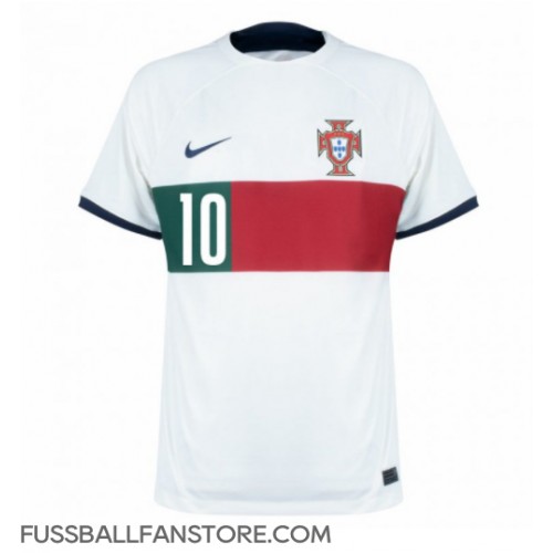 Portugal Bernardo Silva #10 Replik Auswärtstrikot WM 2022 Kurzarm